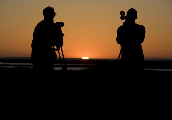 Last of the sun on the Sea of Cortez